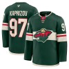 Dresovi Minnesota Wild 2024-25 Fanatics Premium Kirill Kaprizov Domaći Zelena - Muške